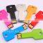 Metal material key shape USB sticks 2.0 8gb 16gb promotional colorful key usb flash drive