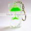 Acrylic Keychain With Sand Timer For Promotion Gifts