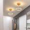 Creativity LED Chandeliers Lamps For Living Room Bedroom Corridor Indoor Ring Lighting Lights Ceiling Mount Luminaire Lustre