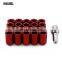 Guangzhou 20pcs Inner Hexagon Locking Nut Wheel Lug Nuts M12x1.5/1.25mm 32mm Wheel Locks Lug Nuts In Wheel Parts
