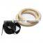 Hot Selling  Wooden Gymnastics Ring For Adjustment Of Shoulder Strap Strength Fitness Training Gymnastics Dip Ring