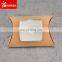 Brown kraft corrugated paper bread pie window pillow box