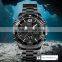 Gold Luxury Rotatable SKMEI 1649 Brand Watch Men Stainless Steel Waterproof Watches