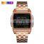 Oem Luxury Watch Automatic Gold Plated Digital Watch Mens Business Watch Skmei 1368