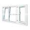 Australia standard double glazed windows pvc tilt and turn windows with blinds