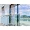 Decking balcony glass balustrade
