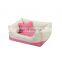 premium eco friendly washable luxury plush soft small sofa elevated novelty plastic dog bed