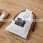 PandaSew 8*10cm custom logo gift packaging drawstring cotton pouch bag