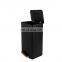 2021 Fashion Style 6L12L Stainless Steel Large Garbage Bins Indoor Trash Bin Soft Closing Big Size Pedal Trash Bin For Home Use
