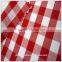 Check fabric school uniform