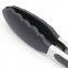 Premium quality anti slip stainless steel handle black locking kitchen tongs silicone food tong