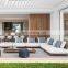 italian new outdoor luxury garden modern rattan furniture stock for restaurant