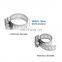 Band clamps 304 stainless steel pipe tube clamps hot sale pipe hose clamp for plumbing hose clips fuel line