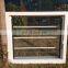 Jalousie Aluminum frame glass louver adjustable louver with security bar outside