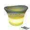 colorful led ice bucket /Wave Shaped LED Ice Tray Champagne Luminous Colors Beer Buckets For Bars Party Decoration