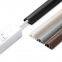 Self-Adhesive PVC Rubber Trunking Soft Ground Surface-Mounted Wire Organizer Self-Adhesive Soft Trunking Artifact for Wires