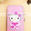 Promotional Gifts Stainless Steel 7PC Pink Hello Kitty Manicure Set