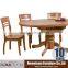 4 seaters dining table in carved wood furniture legs