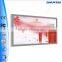 large size backlit textile light box for menu bill display
