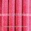 red cationic pv plush fabric