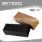 Folding Box Glasses Case Sunglasses Case Imitation Wood Box Eyeglasses Case Leather Wood Glasses Box