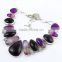 Perfect Multi Color 925 Sterling Silver Necklace, Gemstone Silver Jewellery, Handmade Silver Jewellery