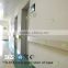 PVC Hospital handrail with fitting stainless steel square end cap