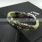 2015 New Arrival Genuine Polished 4mm 5mm 6mm women python Leather bracelet design