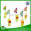 custom printed flag toothpicks for party food decoration