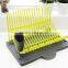 PP+S/S 44*32.5*6 Kitchen utensil dish rack/dish drying rack/plastic dish rack