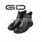 High Heels Boots Lady Ankle Shoes Woman Safety Leather Boot In Black