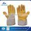 CE certification Heavy Duty Jersey Liner wrinkle Latex 3/4 Coated rubber Safety Cuff Work Glove for industry