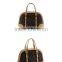 2015 latest lady leisure shell PVC handle bag with letter and cam rivet