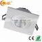 13w white painted Square Recessed COB LED Lumi Smooth LED Downlight