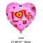 2016 Wholesale Inflatable Three Red Heart shaped I love you Helium Balloon String Hearts Wedding Foil Balloon