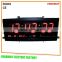 High brightness 3" green led digital calendar clock with temperature for supermarket,bus station, Railway station