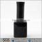 Colorful 15ml uv gel polish bottles with black cap and brush