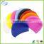 Custom printed waterproof silicone swimming cap