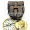Nautical Brass Titanic Compass - Marine Gift With Leather Box 13530