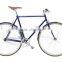 Shiny blue steel frame fixie bike alloy 45mm v deep alloy fixie rim alloy fixie parts