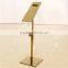 Luxury metal shoe display stand for shop