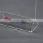Prime Imported Materials Clear Acrylic Table Tent