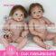 New Design Full Body Silicone Reborn Dolls Naked Doll 50cm Lifelike Baby Girl And Boy Reborn Newborn Toys for Children