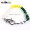 8-1/2"(215mm) Mix Color Expandable Coil With Metal Hook for Mobile Phone Straps #FLQ062B(Mix-s)