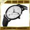 VAGES Brand Vintage Watch for Men Women Leather Black White ultra thin watch