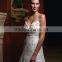 New Design princess wedding dress long train