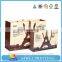 2015 custom paper single luxury colorful printing white kraft paper gift bag