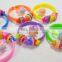 Multi-color plastic bracelet ring bangle finger ring jewelry set for kids