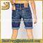 2015 Hot basic spandex garment dye wash basic shorts,denim fashion overalls,hem shorts