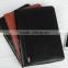 Best selling pu/genuine leather customer size portfolio/folder with elegant zipper